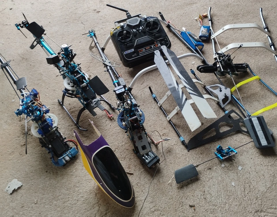 RC Hubschrauber 450/ 600 er, Teilepaket - Bild 2 von 4