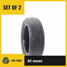 Set of (2) Used 225/60R18 Kelly Edge Touring A/S 100V - 6.5/32