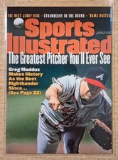 1997 SPORTS ILLUSTRATED GREG MADDUX CLASSIC COVERS #173 ATLANTA BRAVES 