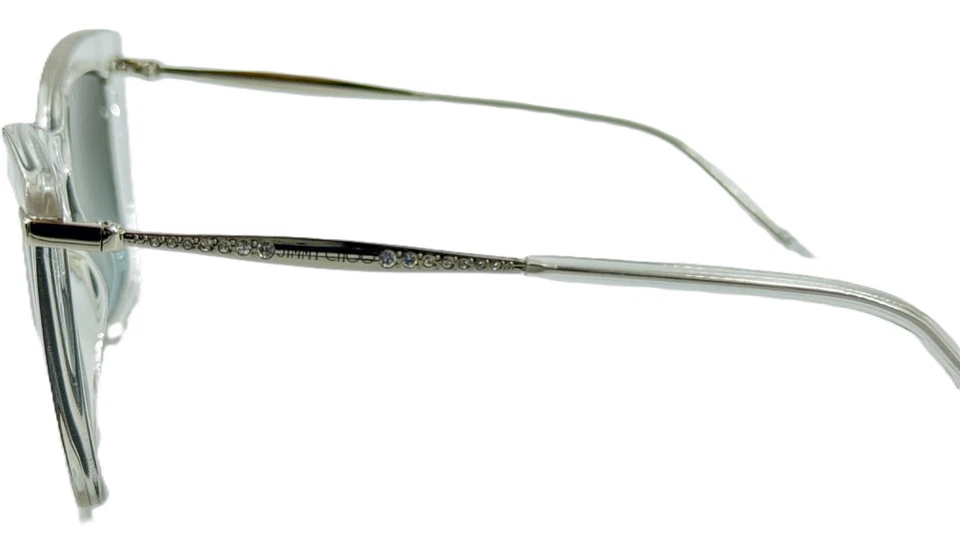 Marco de gafas de plástico para mujer Jimmy Choo SadyS 0900I7 transparente con gris gasolina 56-17 Foto 4 de 4