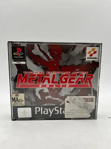 Metal Gear Solid - Sony Playstation 1 / PS1 Game - Missing Disc 2- No Demo - PAL