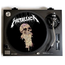 METALLICA Turntable Slipmat for Vinyl Records 12" DJ Slip Mat heavy thrash metal