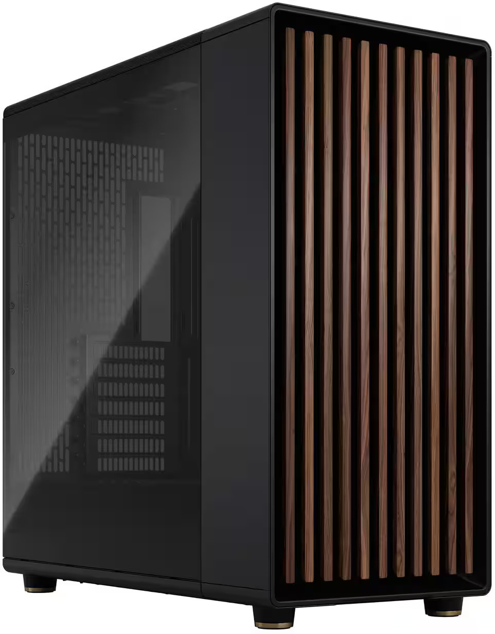 Fractal Design - North XL Charcoal Black Chassis with Walnut Front and Dark T 25090₽