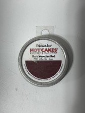 Enkaustikos Hot Cakes Encaustic Wax Paint Mars Venetian Red 1.5 oz Tin USA made