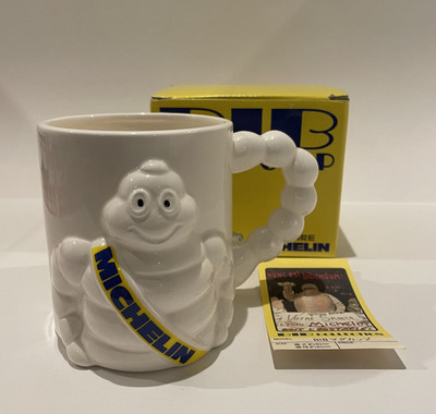 Vintage Michelin Bibendum ''BIB Mug Cup'' BIB Collection New old stock Rare