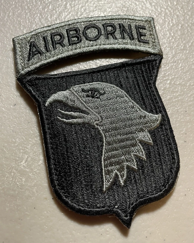 US Army 101st Airborne Division ACU Authentic Hook and Loop One Piece With Tab - Image 3 of 4