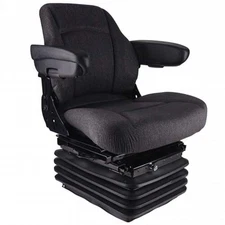 Sears Mid Back Seat, Gray Fabric w/ Air Suspension Fits Case Replaces 1999936C3