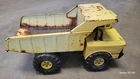 Vintage Tonka Mighty Dump Truck #3900 XMB-975 Pressed Steel Yellow 1970s USA Toy