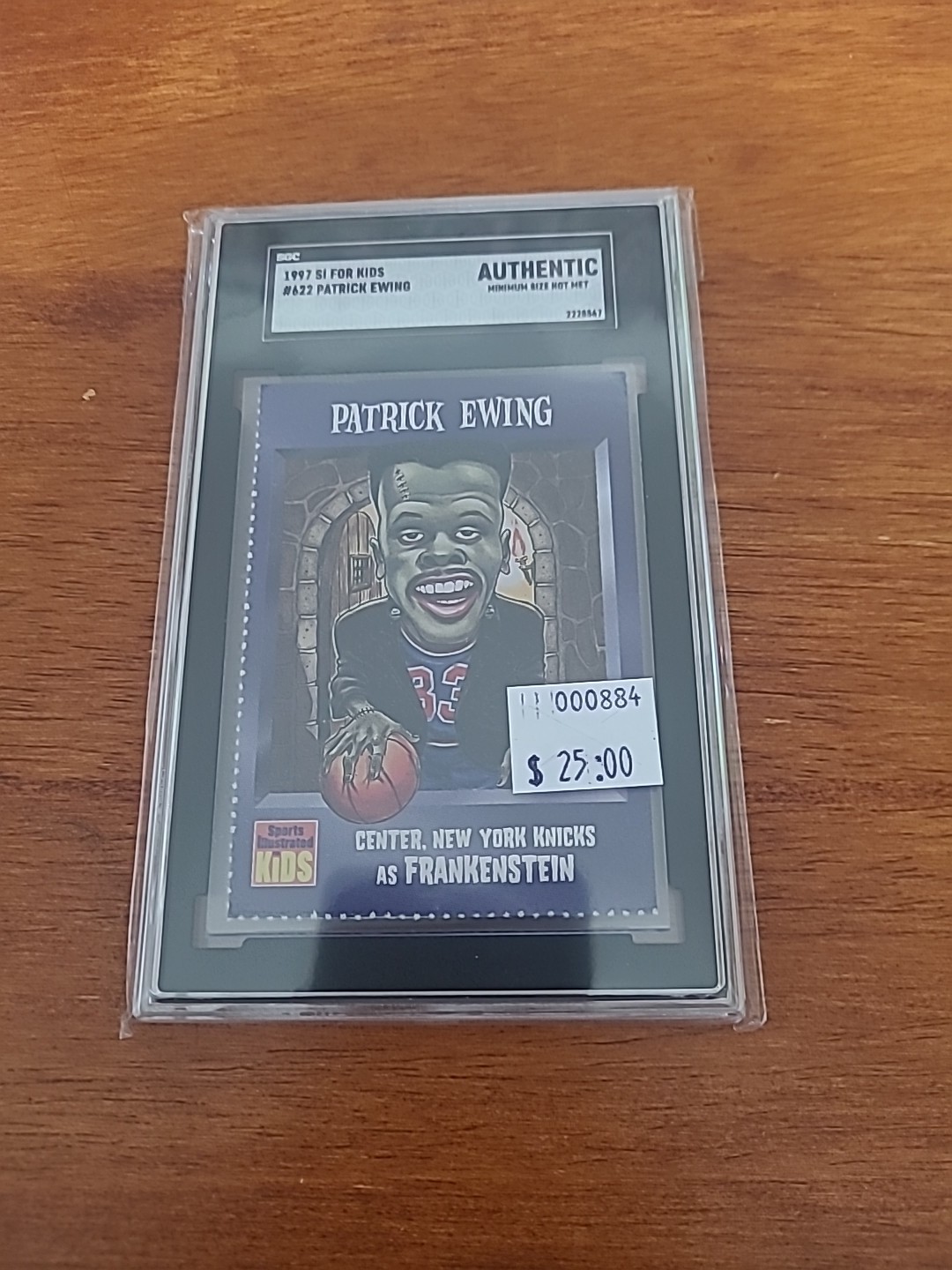 1997 Sports Illustrated For Kids Patrick Ewing #622 SGC Authentic G000884