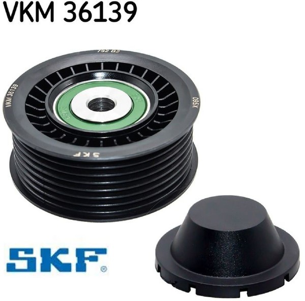 SKF VKM36139 Umlenk-/FüHrungsrolle FüR Keilrippenriemen Umlenkrolle-image