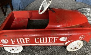 Vintage AMF Fire Chief Pedal Car