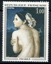 🦬Timbre France N°1530 - Luxe ** - La Baigneuse - MNH** - 1967🦬