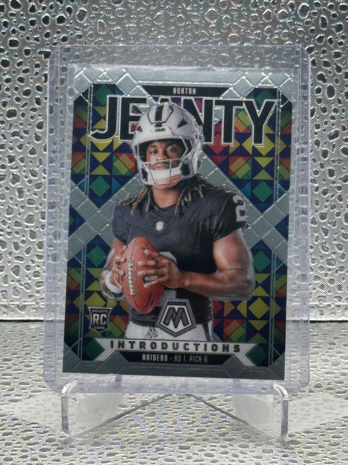 2025 Panini Mosaic - Introductions Ashton Jeanty #3 (RC)