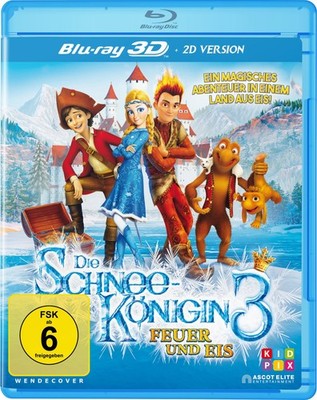 Die Schneekönigin 3 - Feuer und Eis (inkl. 2D-Version) (Blu-ray) (UK IMPORT)