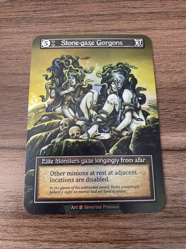 Stone-gaze Gorgons - Beta NM - Sorcery: Contested Realm - FOIL