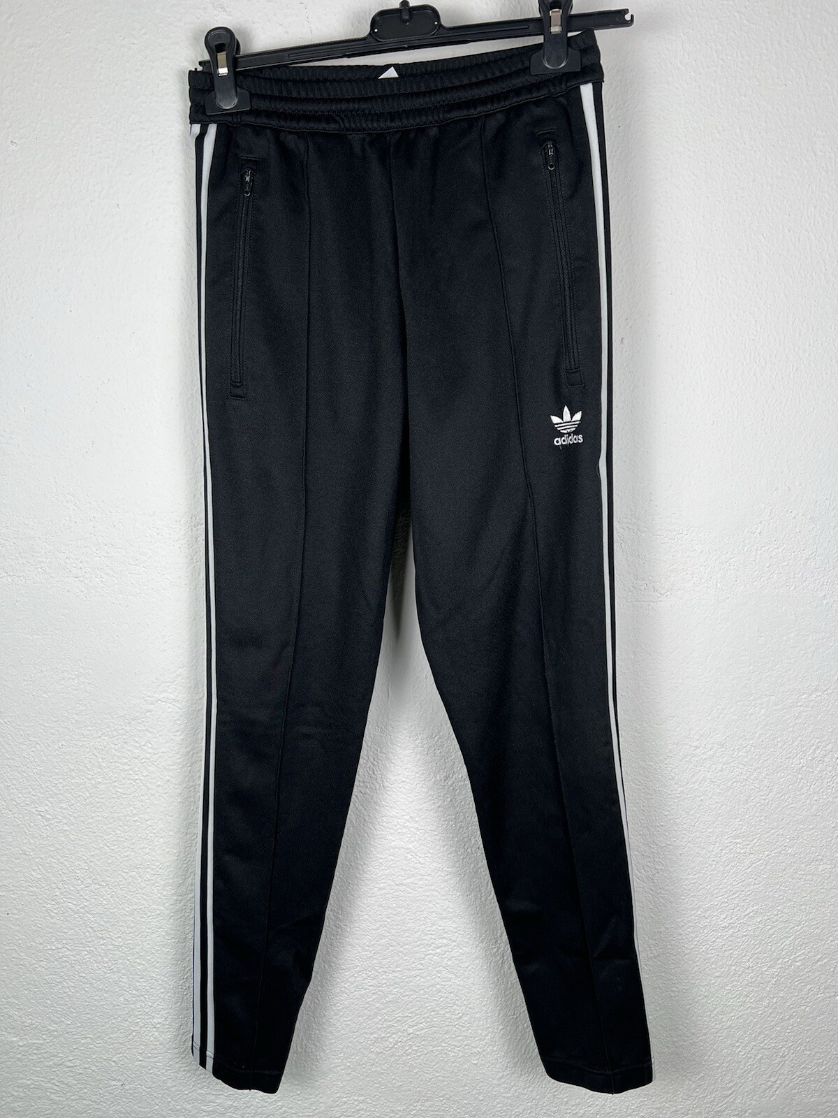 Adidas Trousers Suit Trackpants Trousers Black White SIZE XS Mens