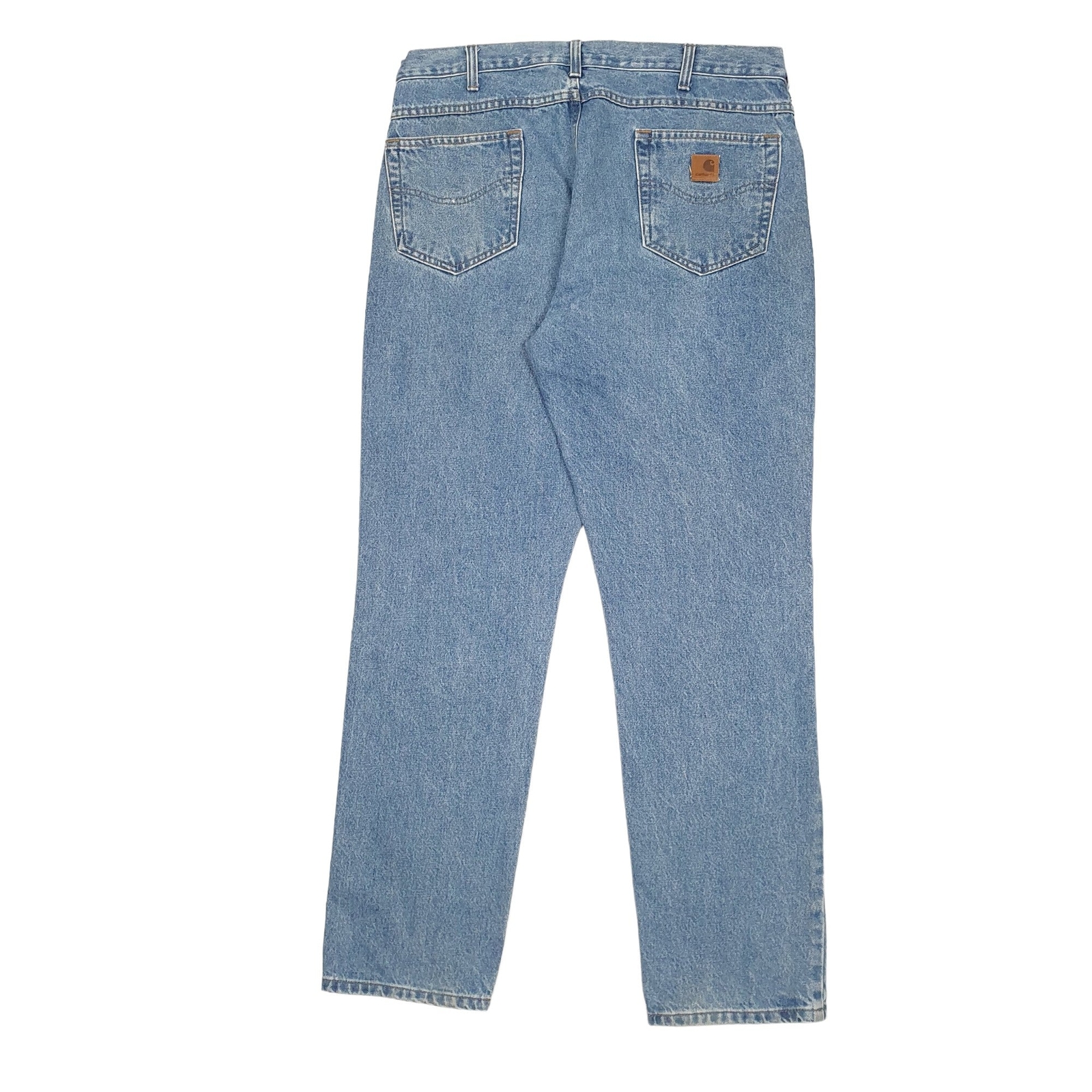 CARHARTT Casual Jeans Regular Fit Blue Denim Trousers Mens W38 L32 image 3