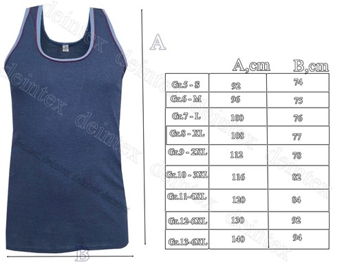 4 szt. 8 szt. 12-pak Męska podkoszulek Koszula pod pachami Tank Top Oversize S/5 do 6XL/13 - Zdjęcie 2 z 7