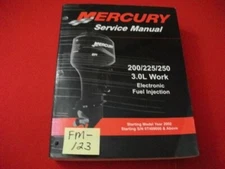 2002 MERCURY O/B 225/250 3.0 LITRE WORK ELECTRONIC FUEL INJ. SERVICE MANUAL #2