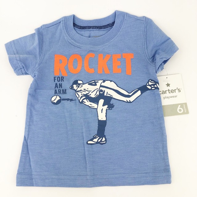 CARTER'S Baby Boys Blue TShirt Baseball TShirt 6 MONTH NWT eBay