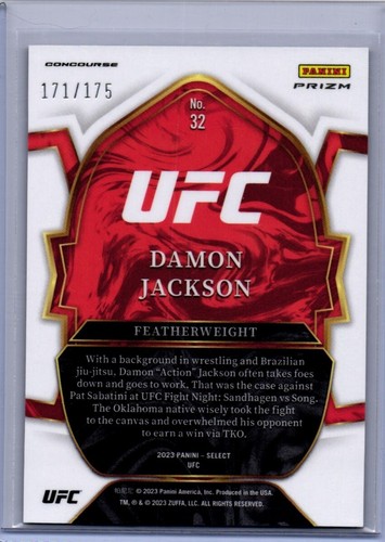 Panini Select Damon Jackson Red /175 Rookie - Picture 2 of 2