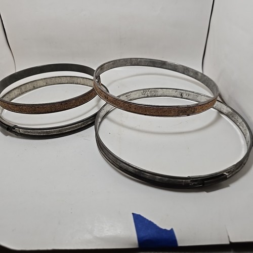 5" & 6" Metal Embroidery Spring Tension Hoop Ring with Cork Liner Vintage Retro - Picture 3 of 5