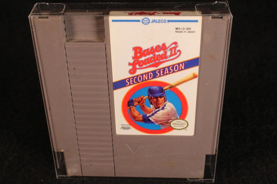 Nintendo Bases Loaded II: Second Season NES vintage video game cartridge 1989 - Image 3 of 4