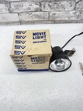 Movie Light for Super 8 Movie Cameras w/ Box SV Smith Victor Model S650 Vintage