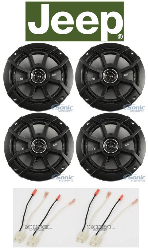 Комплект для замены передних и задних динамиков Kicker 65 для Jeep Grand Cherokee 1993-1995 годов выпуска 41590₽