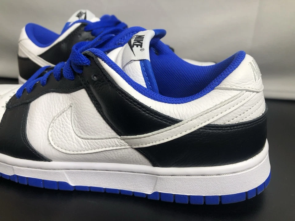 Nike Dunk Low Men's Size 10 White Black Game Royal Shoe FD9064-110 EUC FAST SHIP - Image 2 of 4