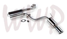 Stainless AxleBack Exhaust Muffler 4" Tip For 00-05 Toyota Celica GT/GTS 1ZZ/2ZZ