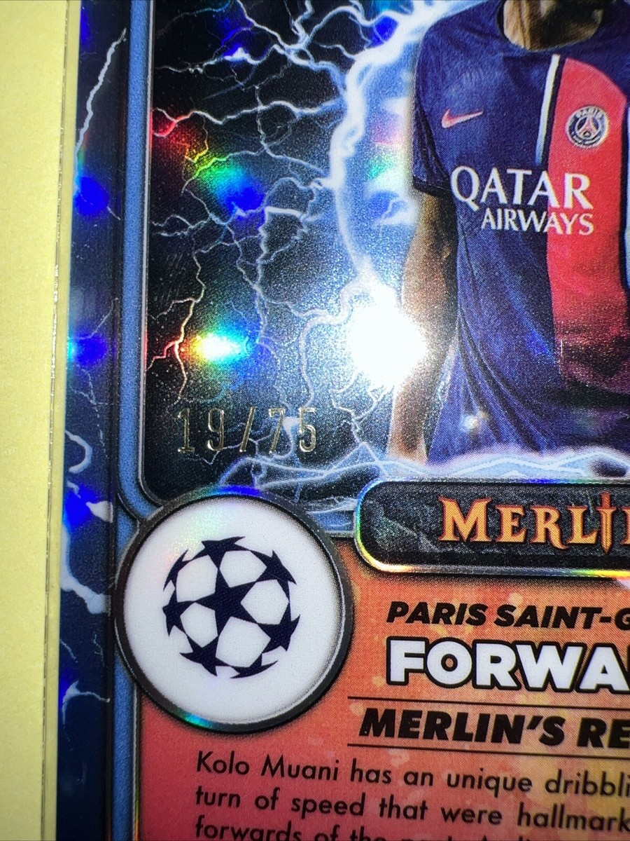 Randal Kolo Muani 2023-24 Topps Merlin #MG-47 Merlin's Randal Kolo Muani 2023-24 Topps Merlin #MG-47 Merlin's