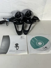 2 Logitech Webcam V-UBK45 RightLight RightSound Technology Web Camera