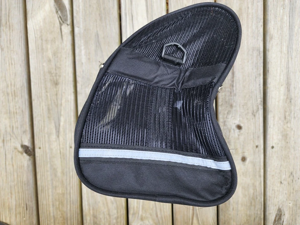 Bolsa de transporte segura para viajes para mascotas pequeña 16x9x11,5 NUEVA con etiquetas aviones coches viaje Foto 3 de 4