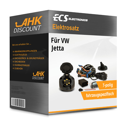 Für VW Jetta 08.2005-12.2010 ECS Elektrosatz 7polig fahrzeugspezifisch Neuware