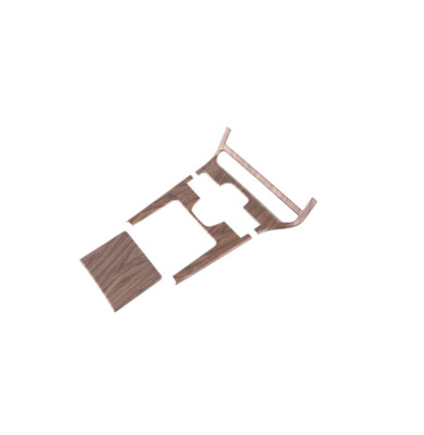 For 2023 2024 Toyot@a BZ4X Peach wood grain enter Console Gear Shift Panel Cover