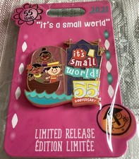 Disney Pin It's A Small World 55. rocznica, sklep Disney, limitowana edycja