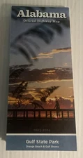 Alabama 2023- 2024 Official Highway Road Map ~ Free Shipping