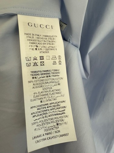 Gucci Kids long sleeve button up shirt NWT size 10 - Picture 10 of 12