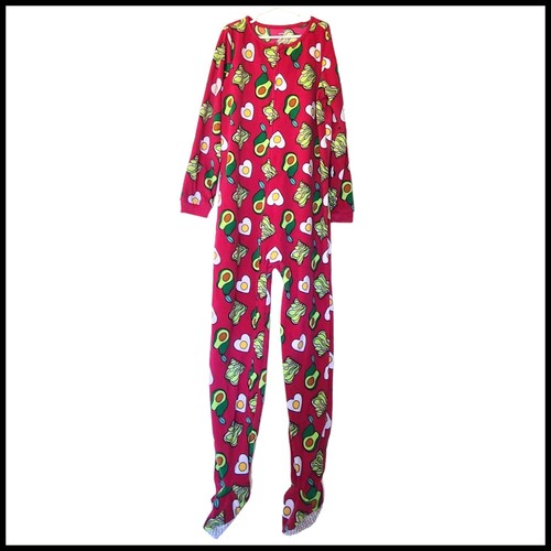 Carters Fleece Pj Pajama One Piece Fleece Avocado Toast Zipper Size 12 Years Ebay
