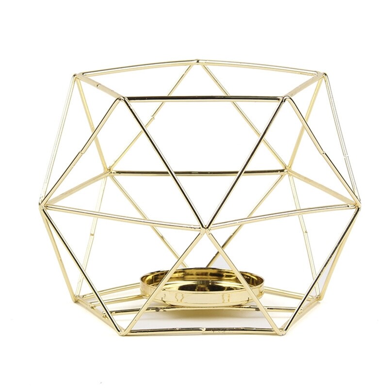 Holder for Votive Geometric Table Decoration for Wedding Party