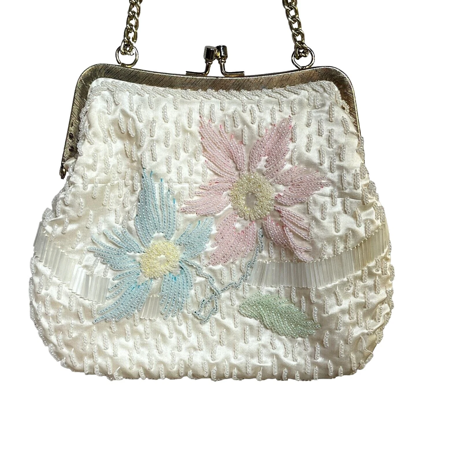 White Metal Vintage Bags, Handbags & Cases
