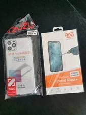 Iphone 11 Pro Max - Bumper Case and Screen Protector. BUNDLE DEAL!!