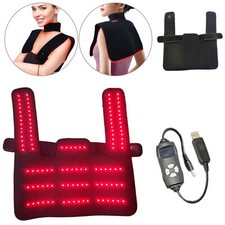 660 880nm Infrared Red Light Therapy Belt Wrap pad for Neck Shoulder Pain Relief