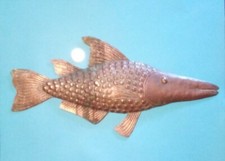 Antico stampo in rame figurato battuto a mano 1800 di Burano Venezia