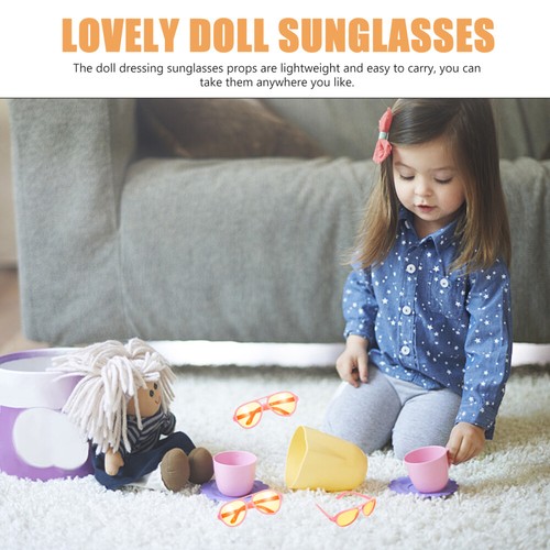 5 Count Mini Doll Glasses Sunglasses for Dress up Granddaughters Child