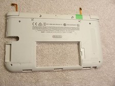 Nintendo 3DS XL Repair Part Bottom inside Battery Plate R L Flex Cable White