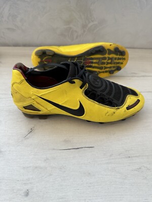 Nike Total 90 Laser Yellow Football Soccer Cleats Rare Boots US11