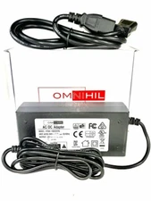 [UL Listed] OMNIHIL 8 Feet Long AC/DC Adapter Compatible with BUMPBOXX Flare 6
