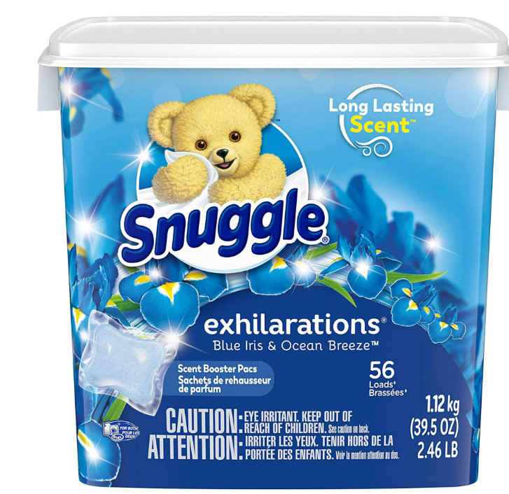 Snuggle Exhilarations In Wash Laundry Scent , Blue Iris & Ocean Breeze, 56 Count